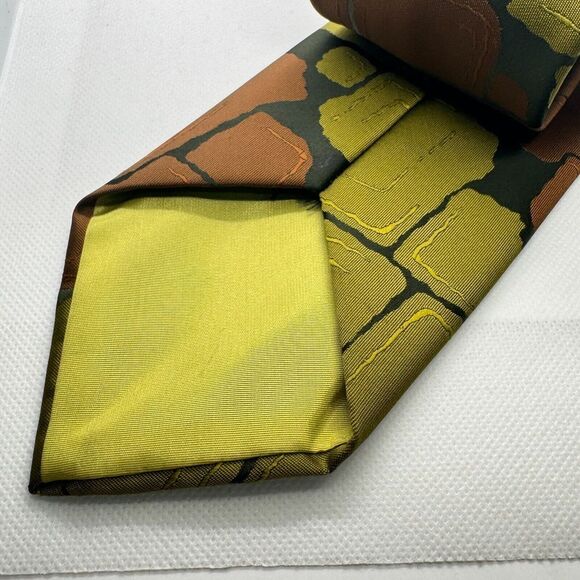 Vintage Aqua‎ Marine Haute Couture de Currie Tie Hudson's Bay Company - Picture 3 of 4